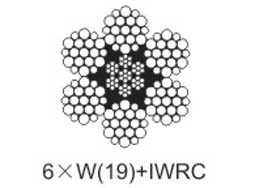  美標6×W(19)+IWRC 一般用途鋼絲繩